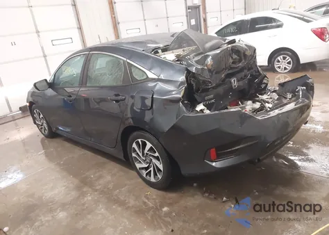 2018 Honda Civic Ex from USA, damaged, VIN 19XFC2F73JE011729